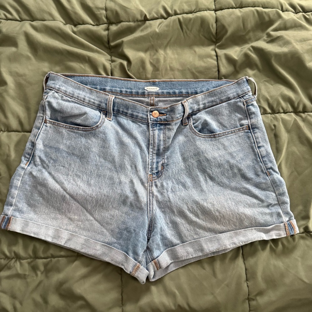 Old Navy Blue Jean Shorts Classic Cutoff Style